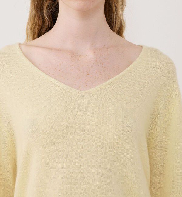 GALERIE VIE「スコットランドカシミヤ Vネックプルオーバー」|ニット・セーター|