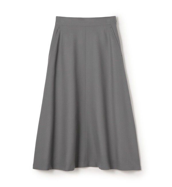 Ballsey「ミリングツイル サーキュラースカート」|フレア|15 グレー