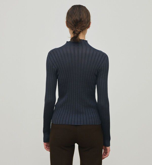 DES PRES「ドメスティックスパンシルク ビルドネックプルオーバー」|ニット・セーター|