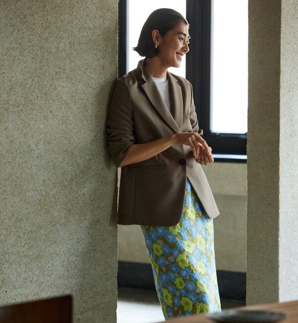 Ballsey「ライトダブルクロス 2Bボクシージャケット」|テーラードジャケット|