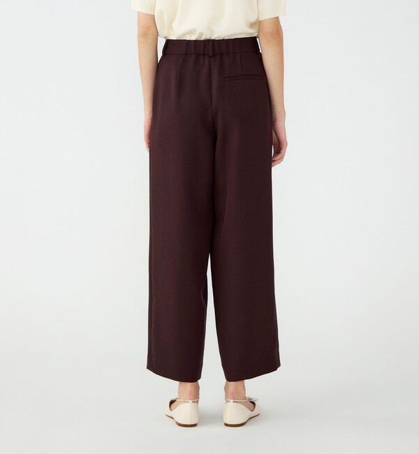 Ballsey「パウダリーストレッチツイル セミワイドパンツ」|その他|