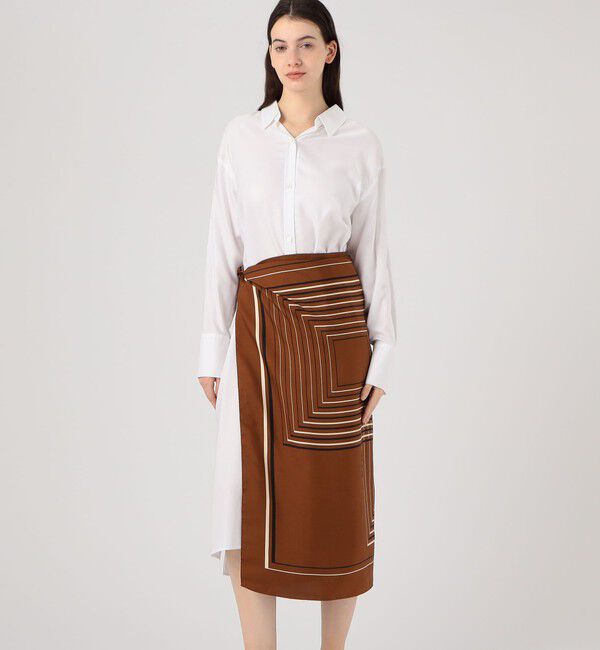 TOMORROWLAND GOODS「AENEIS MINIMAL ILLUSION スカーフ」|バンダナ・スカーフ|