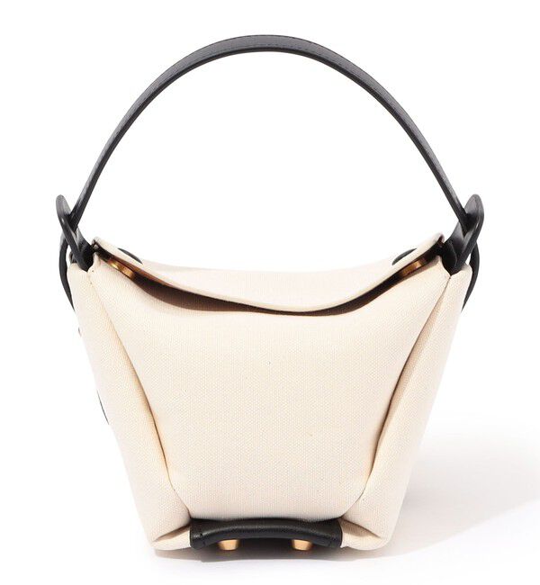 TOMORROWLAND GOODS「ADVENE MINI AGE コットンキャンバス バッグ」|ハンドバッグ|12 オフホワイト系