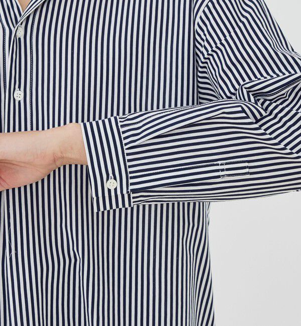 GALERIE VIE「シルキーコットン スキッパーブラウス」|シャツ・ブラウス|