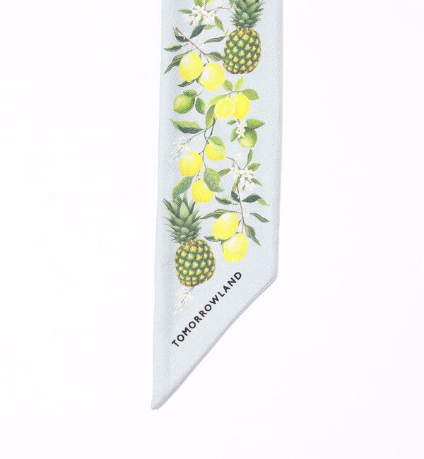 TOMORROWLAND GOODS「Atelier TOMORROWLAND FRUITS シルク ボウタイスカーフ」|バンダナ・スカーフ|