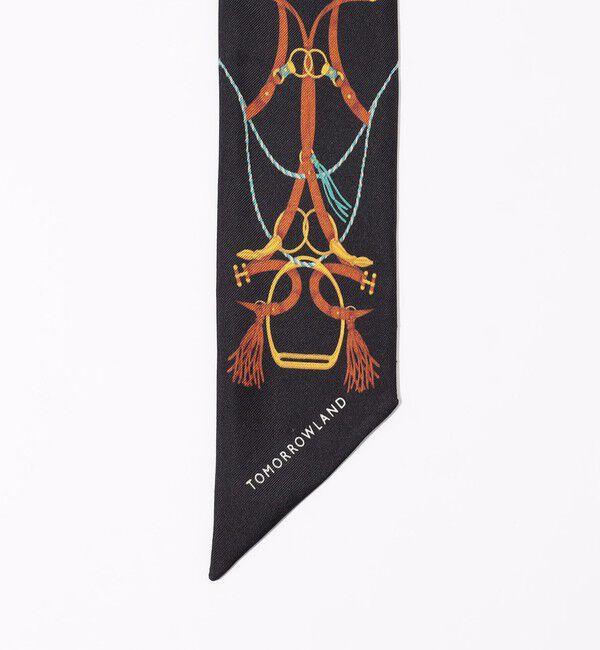TOMORROWLAND GOODS「Atelier TOMORROWLAND TASSELシルク ボウタイスカーフ」|バンダナ・スカーフ|