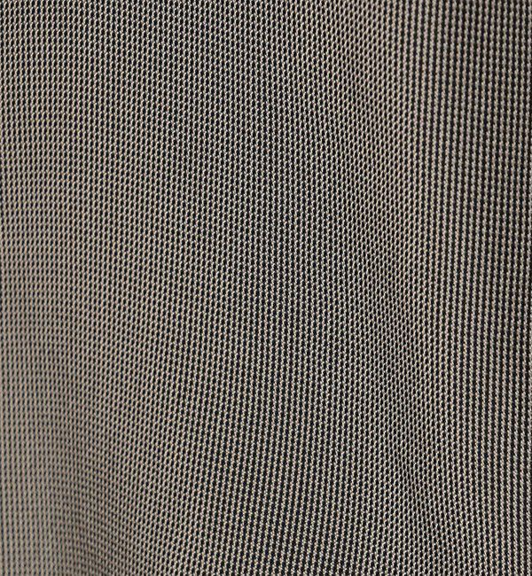 DES PRES「レーヨンマイクロハウンドトゥース ボウタイドレスブラウス」|シャツ・ブラウス|