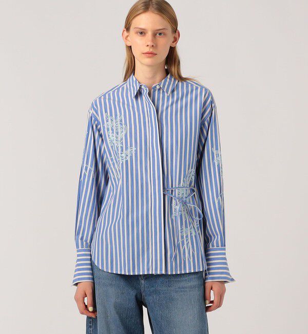 TOMORROWLAND BUYING WEAR「【別注】ne Quittez pas BLACK Cache-coeur シャツ」|シャツ・ブラウス|