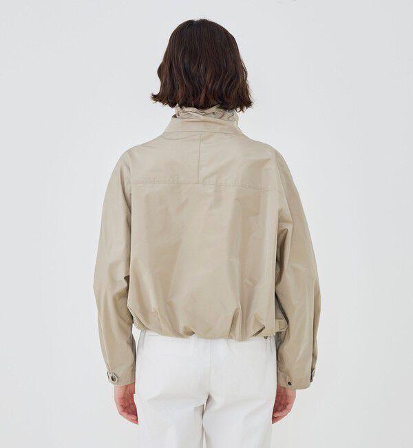 GALERIE VIE「メモリータフタ ハイネックショートブルゾン」|ブルゾン・スタジャン|
