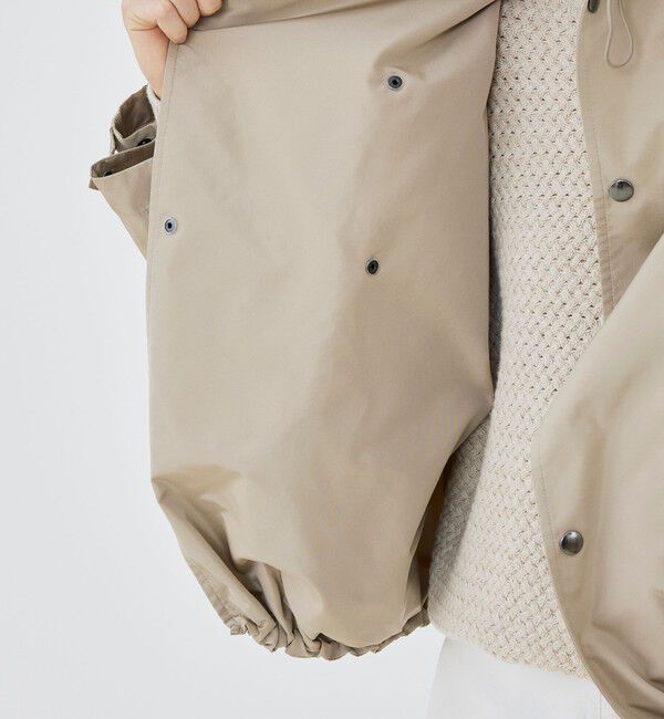 GALERIE VIE「メモリータフタ ハイネックショートブルゾン」|ブルゾン・スタジャン|