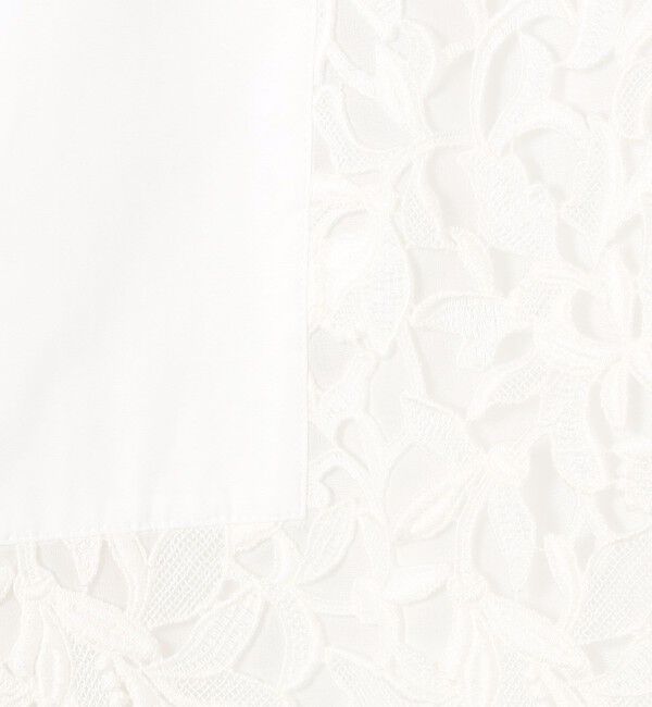 TOMORROWLAND collection「ケミカルフラワーレース ノースリーブブラウス」|シャツ・ブラウス|