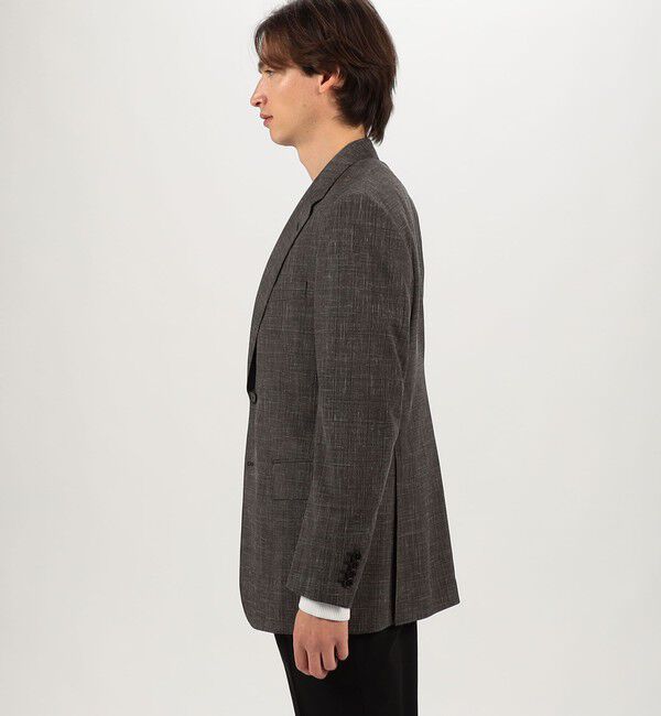 TOMORROWLAND MENS「ウールシルクリネン シングルブレステッド2Bジャケット ROGNA」|テーラードジャケット|