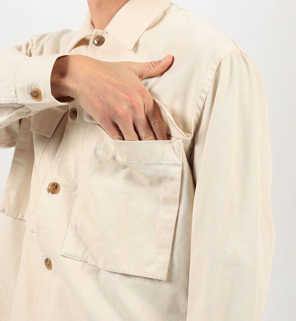 TOMORROWLAND MENS「【別注】GUY ROVER コットン オーバーシャツ」|ブルゾン・スタジャン|