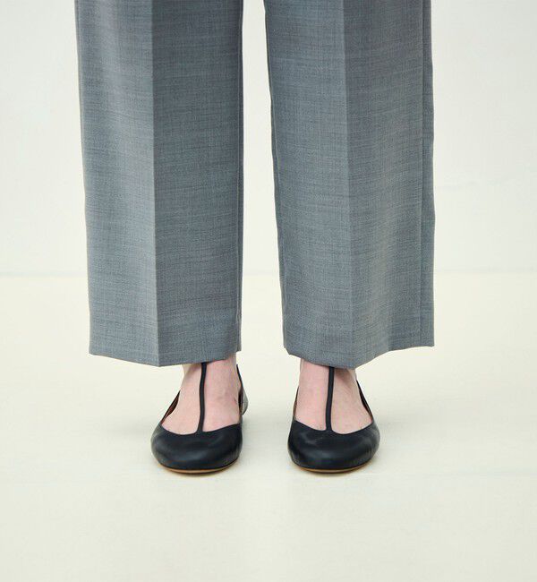 MACPHEE「ストレッチトロピカル ストレートパンツ」|スラックス|