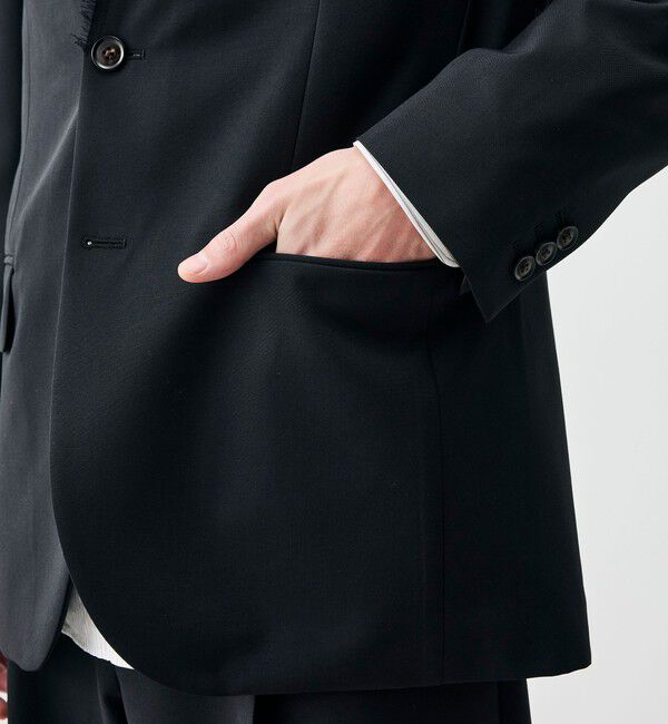 Edition「ウールドスキン 2Bノーカラージャケット」|ノーカラージャケット|