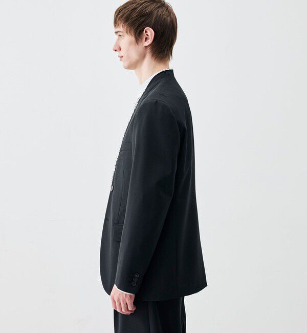 Edition「ウールドスキン 2Bノーカラージャケット」|ノーカラージャケット|