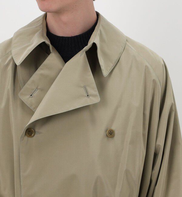 TOMORROWLAND BUYING WEAR「HAVERSACK ATTIRE シルクコットン ダブルブレト ベルテッドコート」|トレンチコート|