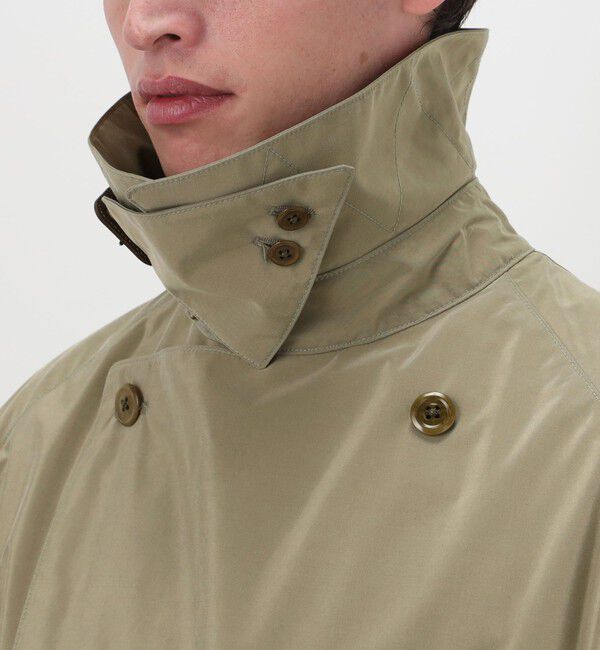 TOMORROWLAND BUYING WEAR「HAVERSACK ATTIRE シルクコットン ダブルブレト ベルテッドコート」|トレンチコート|
