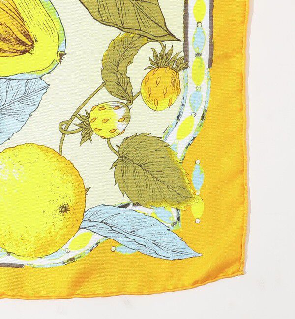 TOMORROWLAND GOODS「【別注】manipuri FRUITS シルクスカーフ」|バンダナ・スカーフ|