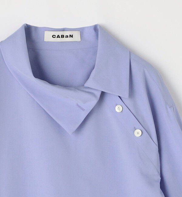 CABaN「コットンシルクポプリン 3-wayシャツ」|シャツ・ブラウス|