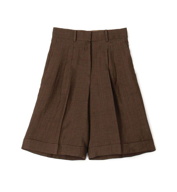 Ballsey「【WEB先行予約】レーヨンリネンブッチャー バミューダパンツ」|その他|47 ブラウン