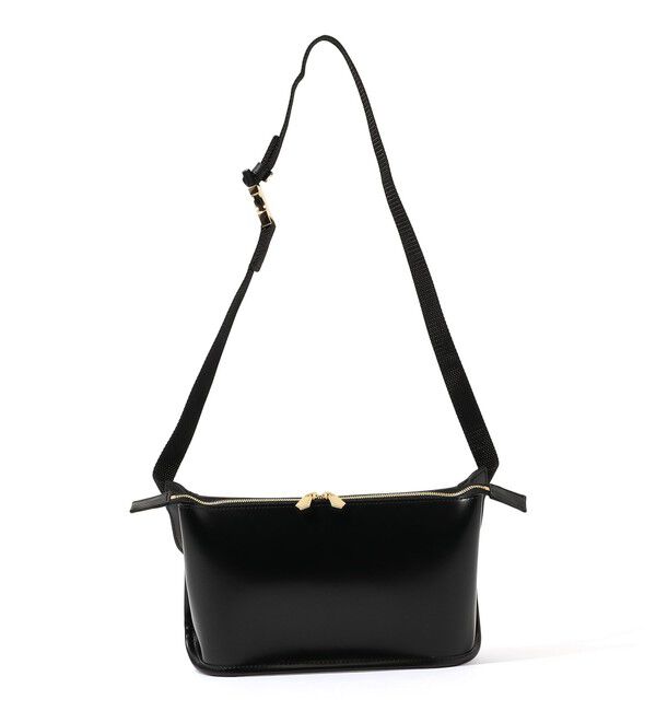 TOMORROWLAND GOODS「PIENI WAIST BAG PVC&times;ピッグレザー ウエストバッグ」|ショルダー・メッセンジャー|19 ブラック