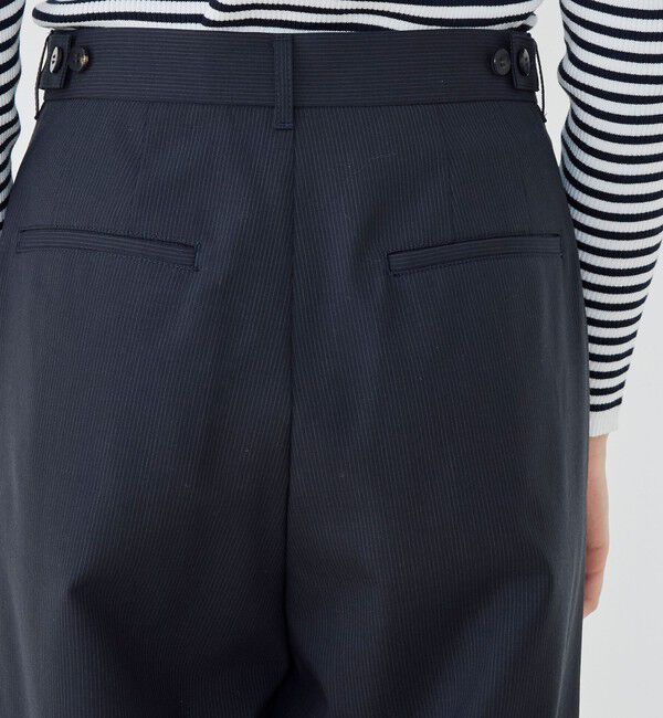 GALERIE VIE「ウォッシャブルトロピカル ツータックストレートパンツ」|その他|