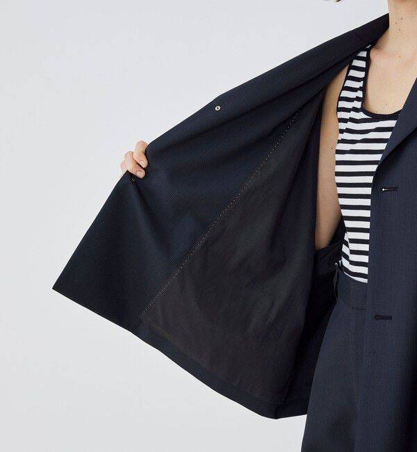 GALERIE VIE「ウォッシャブルトロピカル チェスターカラージャケット」|その他|