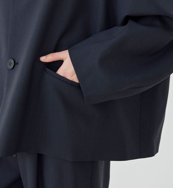 GALERIE VIE「ウォッシャブルトロピカル チェスターカラージャケット」|その他|