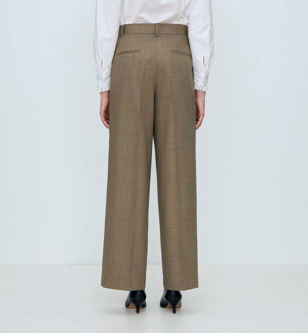 TOMORROWLAND collection「ZELANDER Z-TWIST タックワイドパンツ」|スラックス|