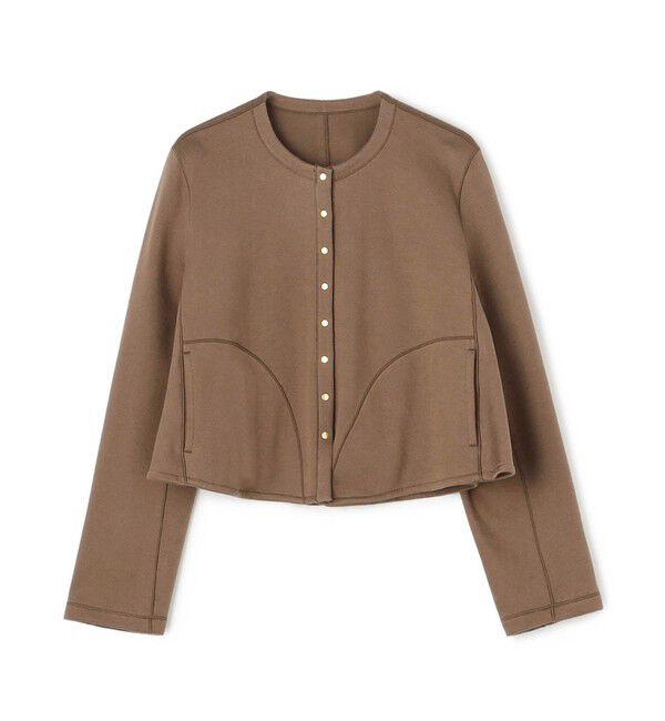 TOMORROWLAND collection「コットンダンボール トラペーズカーディガン」|カーディガン|47 ブラウン