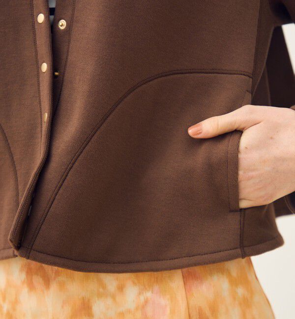 TOMORROWLAND collection「コットンダンボール トラペーズカーディガン」|カーディガン|