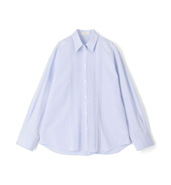 DES PRES「コンパクトコットン ピンタックドレスシャツ」|シャツ・ブラウス|61 ライトブルー