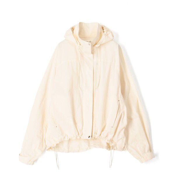 DES PRES「ポリエステルナイロンコットン フーディテックブルゾン」|ブルゾン・スタジャン|11 ホワイト