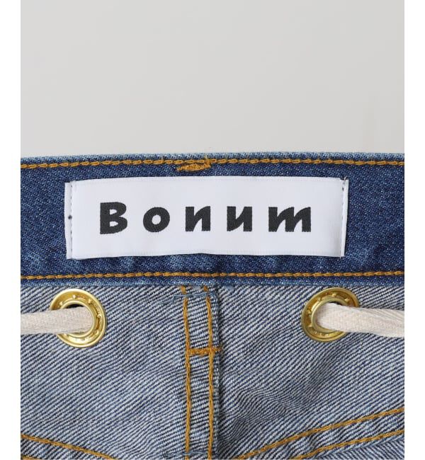  「《追加2》ドロストワイドイージーデニムパンツ」|デニム|