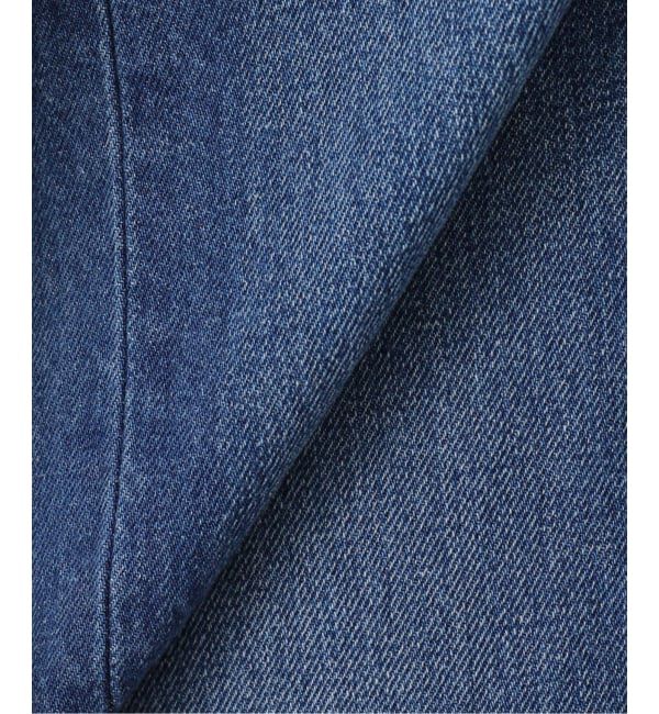 「《追加2》ドロストワイドイージーデニムパンツ」|デニム|