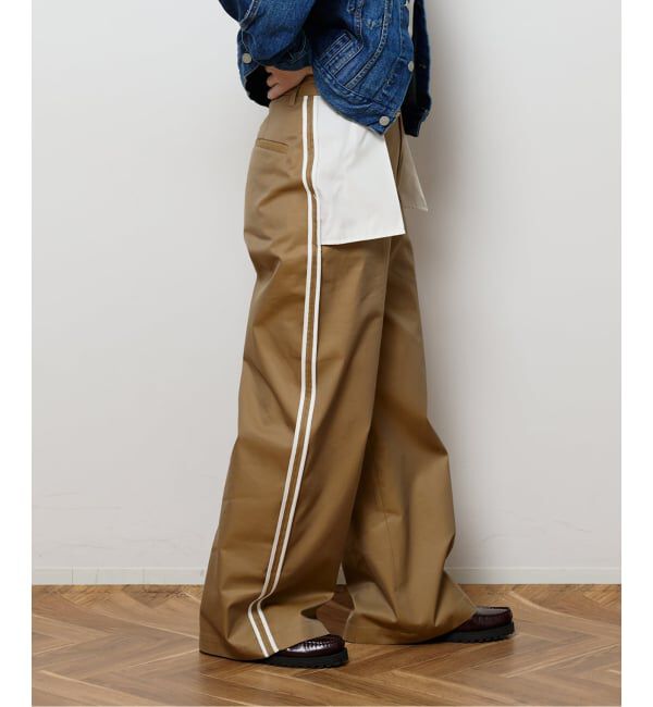  「リバーシブルOUTSEAM パンツ」|チノ|ベージュ