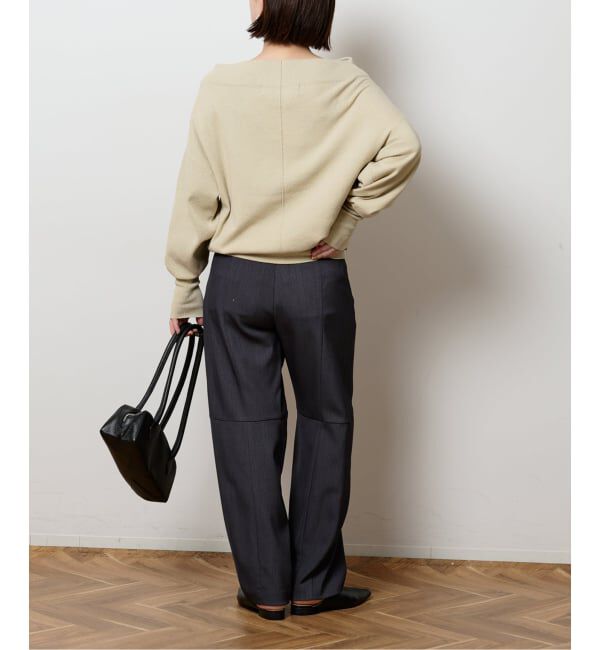  「2WAYワイドネックルーズKNIT CARDIGAN TOPS：ニット」|ニット・セーター|