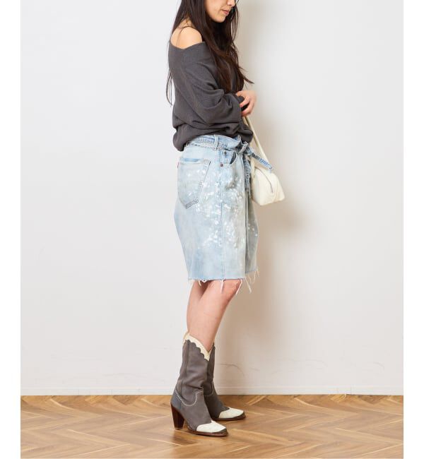  「2WAYワイドネックルーズKNIT CARDIGAN TOPS：ニット」|ニット・セーター|