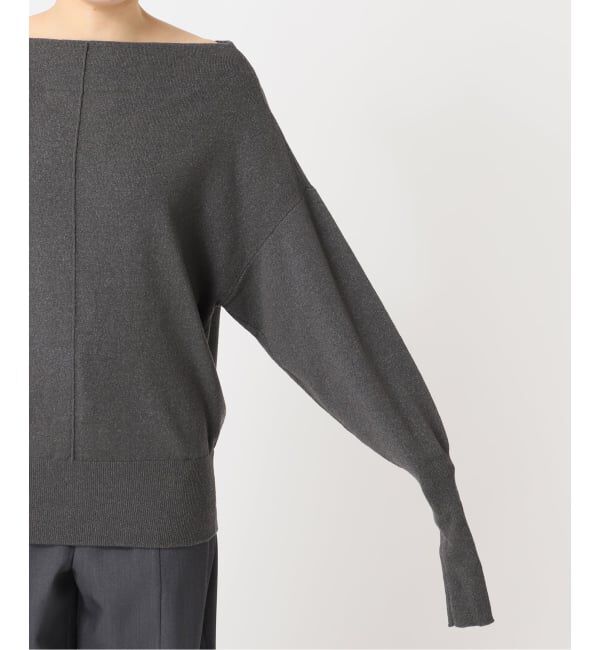  「2WAYワイドネックルーズKNIT CARDIGAN TOPS：ニット」|ニット・セーター|