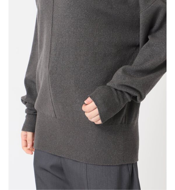  「2WAYワイドネックルーズKNIT CARDIGAN TOPS：ニット」|ニット・セーター|