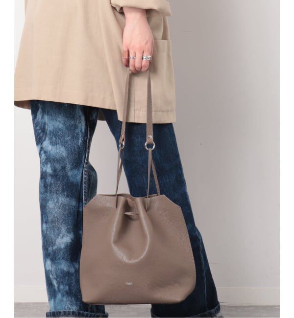  「【blancle/ ブランクレ】Drape drawstring bag」|ショルダー・メッセンジャー|