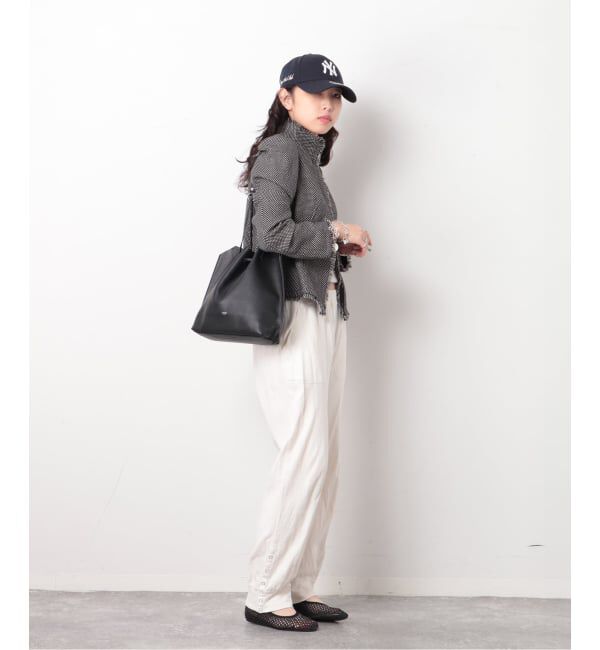  「【blancle/ ブランクレ】Drape drawstring bag」|ショルダー・メッセンジャー|