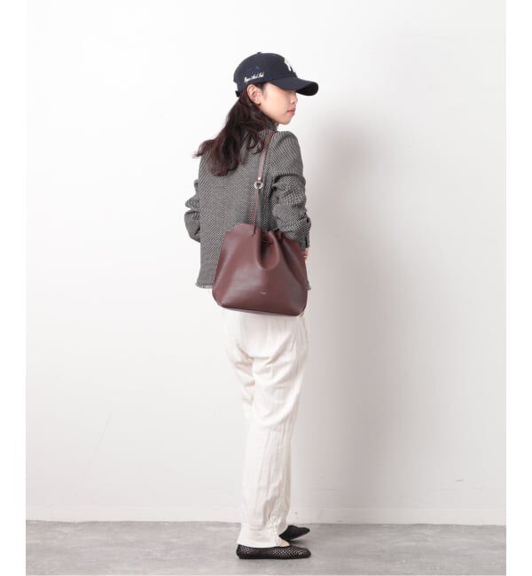  「【blancle/ ブランクレ】Drape drawstring bag」|ショルダー・メッセンジャー|