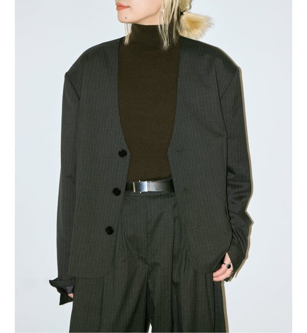  「SHORT NO COLLAR ジャケット」|その他|