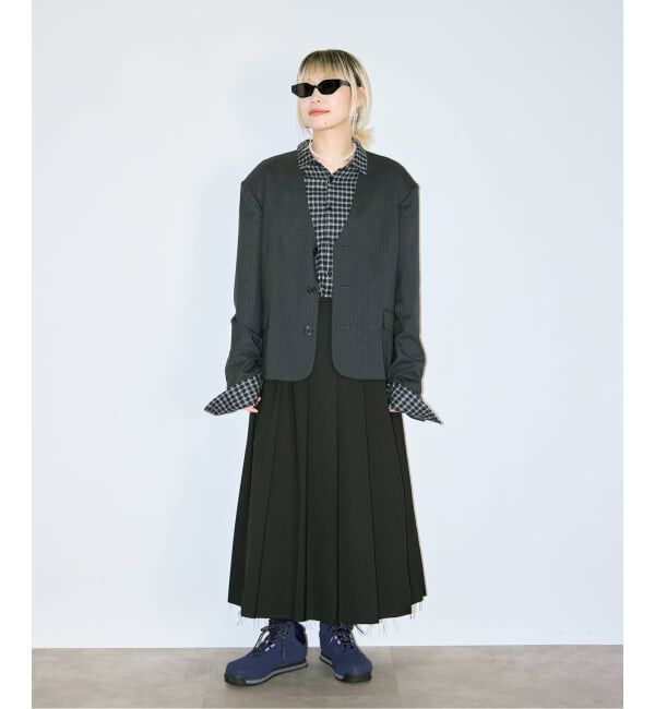  「SHORT NO COLLAR ジャケット」|その他|