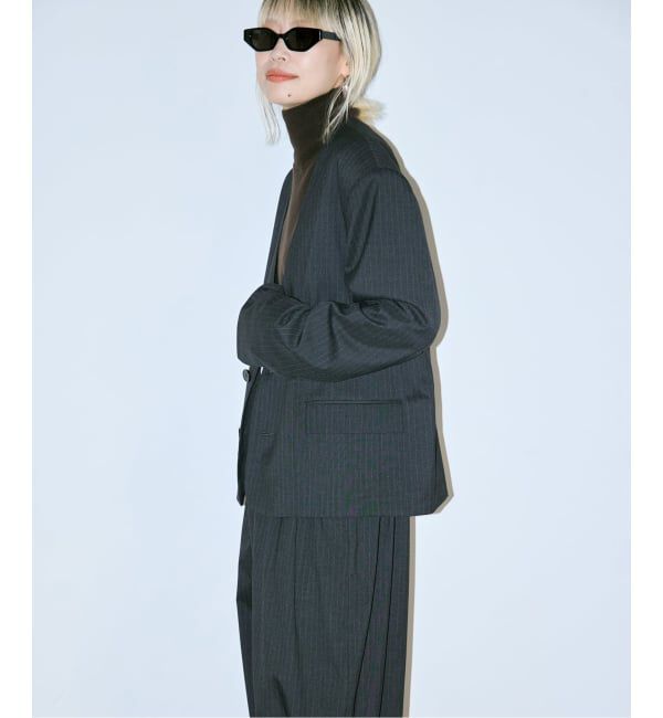  「SHORT NO COLLAR ジャケット」|その他|