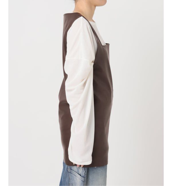  「《予約》FAUX LEATHER TOPS：ブラウス」|シャツ・ブラウス|