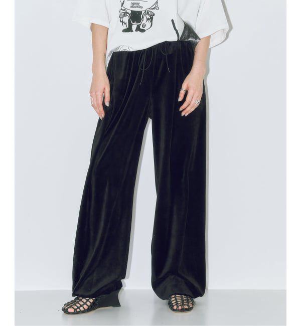  「《予約》VELVET EASY パンツ」|その他|ブラック
