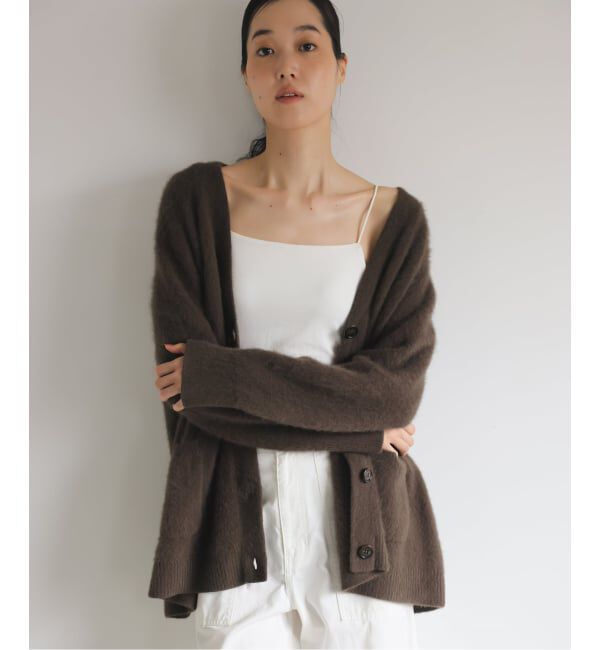 EMILYWEEK「《追加3》オーガニックコットン混 ストレッチブラキャミソール（グレージュ）」|インナー|